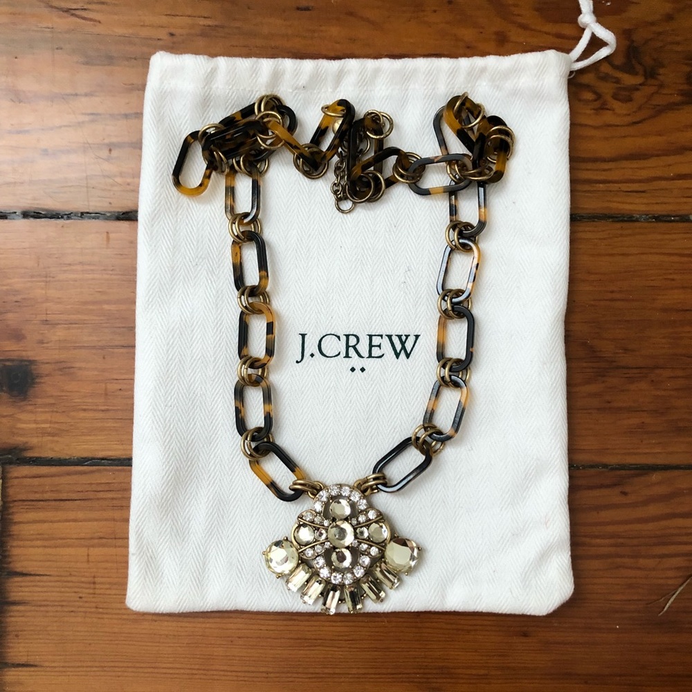J Crew Tortoise Shell Necklace